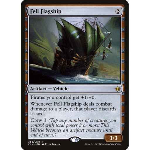 Ixalan - 238 - Fell Flagship - Rare - C - Non-foil