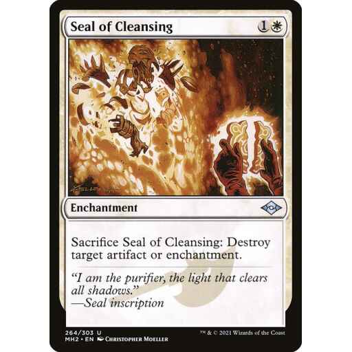 Modern Horizons 2 - 264 - Seal of Cleansing - Uncommon - W - Non-foil