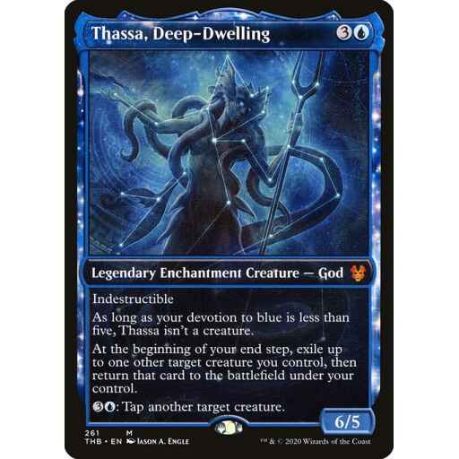 Theros Beyond Death - 261 - Thassa, Deep-Dwelling - Mythic - U - Foil