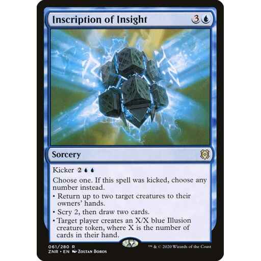 Zendikar Rising - 61 - Inscription of Insight - Rare - U - Non-foil