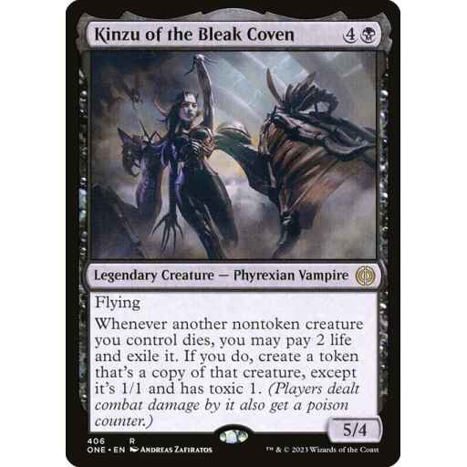 Phyrexia: All Will Be One - 406 - Kinzu of the Bleak Coven - Rare - B - Non-foil