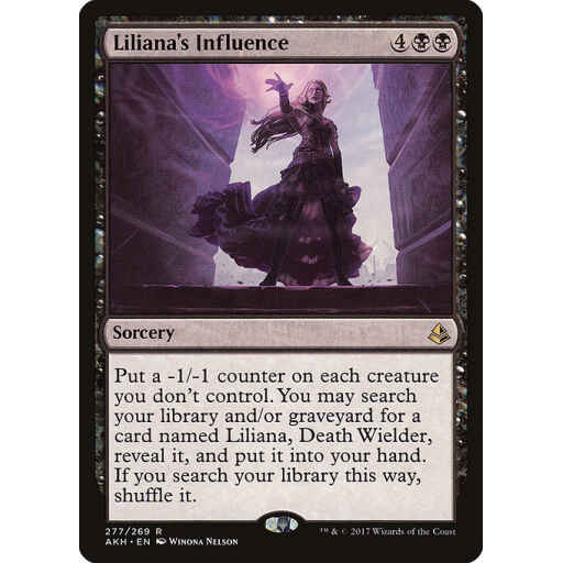 Amonkhet - 277 - Liliana's Influence - Rare - B - Non-foil