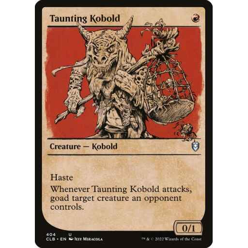 Commander Legends: Battle for Baldur's Gate - 404 - Taunting Kobold - Uncommon - R - Non-foil