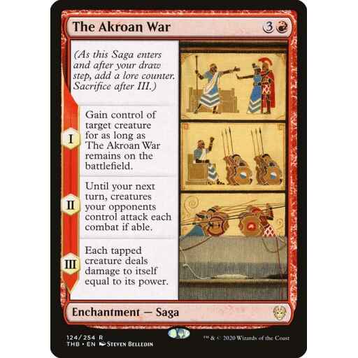 Theros Beyond Death - 124 - The Akroan War - Rare - R - Non-foil