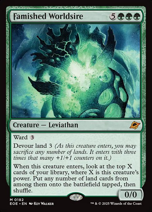 Edge of Eternities - 182 - Famished Worldsire - Mythic - G - Non-foil