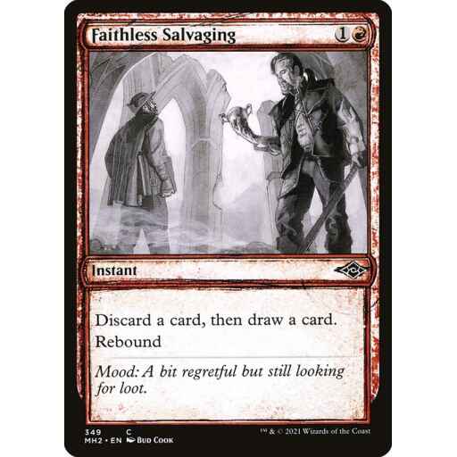 Modern Horizons 2 - 349 - Faithless Salvaging - Common - R - Foil