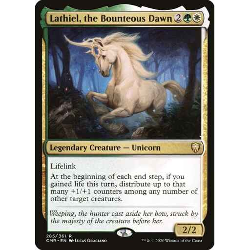 Commander Legends - 285 - Lathiel, the Bounteous Dawn - Rare - WG - Non-foil