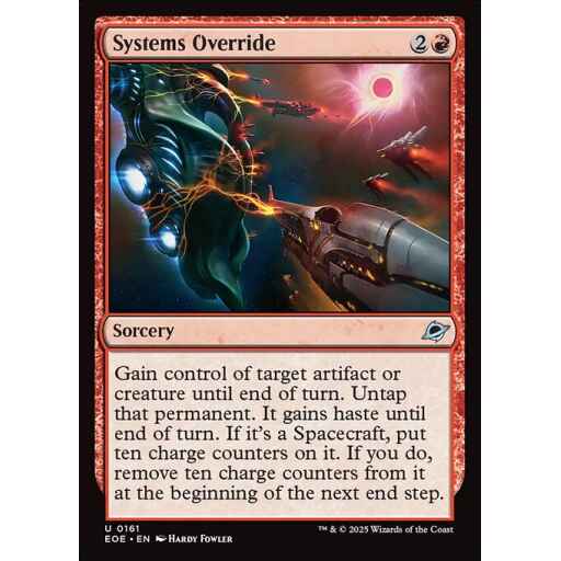 Edge of Eternities - 161 - Systems Override - Uncommon - R - Non-foil