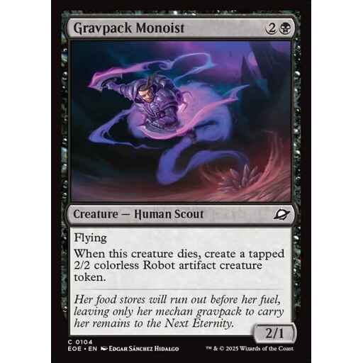 Edge of Eternities - 104 - Gravpack Monoist - Common - B - Non-foil