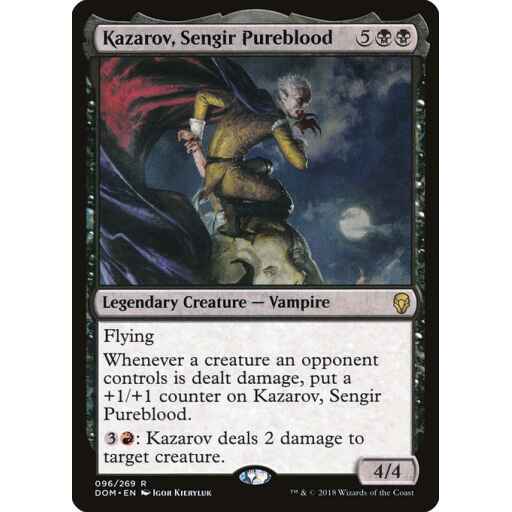 Dominaria - 96 - Kazarov, Sengir Pureblood - Rare - B - Non-foil
