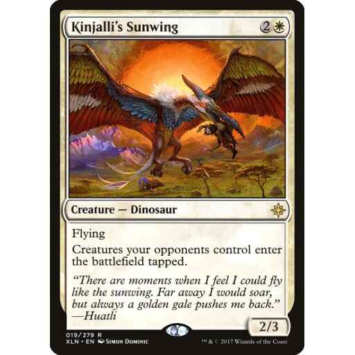 Ixalan - 19 - Kinjalli's Sunwing - Rare - W - Non-foil
