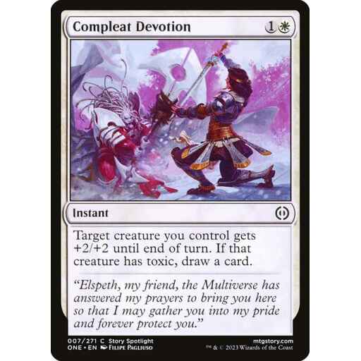 Phyrexia: All Will Be One - 7 - Compleat Devotion - Common - W - Non-foil