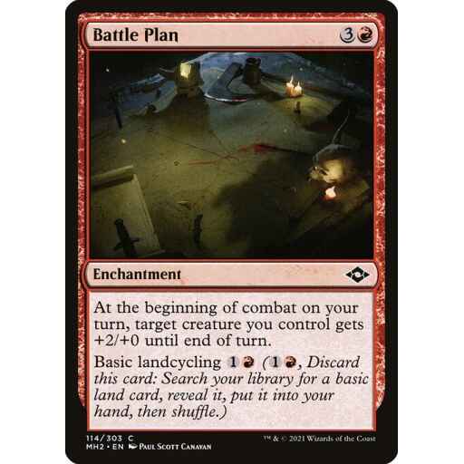 Modern Horizons 2 - 114 - Battle Plan - Common - R - Non-foil