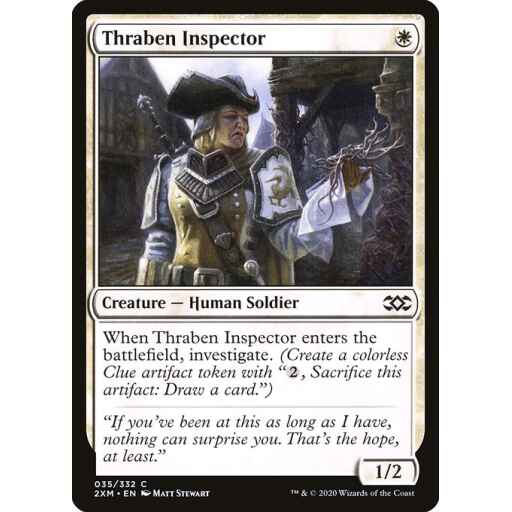 Double Masters - 35 - Thraben Inspector - Common - W - Non-foil