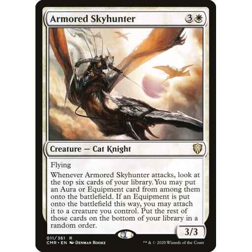 Commander Legends - 11 - Armored Skyhunter - Rare - W - Non-foil