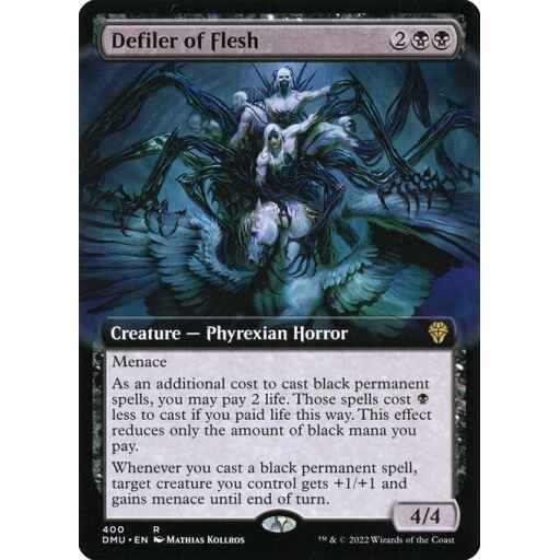 Dominaria United - 400 - Defiler of Flesh - Rare - B - Non-foil