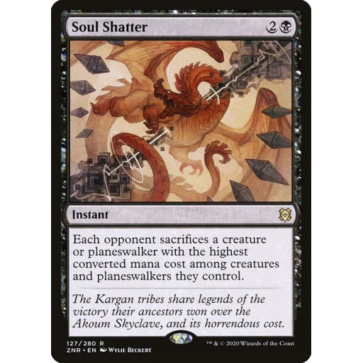 Zendikar Rising - 127 - Soul Shatter - Rare - B - Non-foil