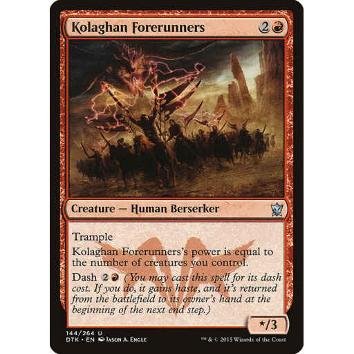 Dragons of Tarkir - 144 - Kolaghan Forerunners - Uncommon - R - Non-foil