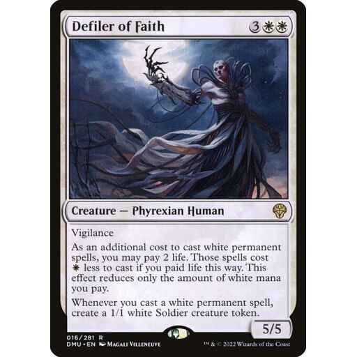 Dominaria United - 16 - Defiler of Faith - Rare - W - Non-foil