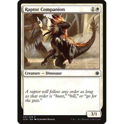 Ixalan - 31 - Raptor Companion - Common - W - Non-foil