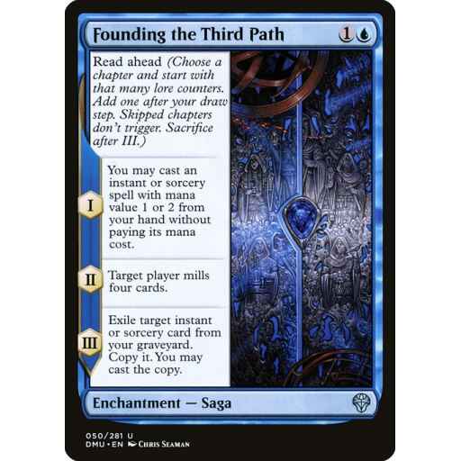 Dominaria United - 50 - Founding the Third Path - Uncommon - U - Non-foil