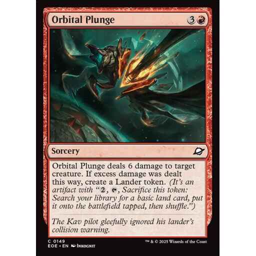 Edge of Eternities - 149 - Orbital Plunge - Common - R - Non-foil