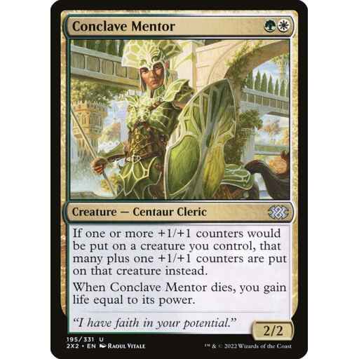 Double Masters 2022 - 195 - Conclave Mentor - Uncommon - WG - Non-foil