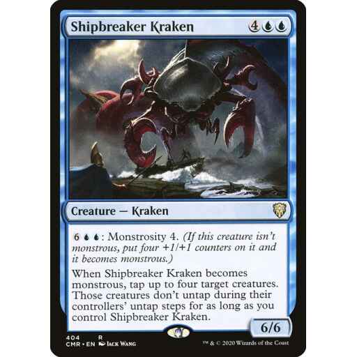 Commander Legends - 404 - Shipbreaker Kraken - Rare - U - Non-foil