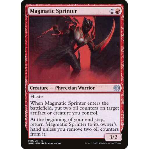 Phyrexia: All Will Be One - 140 - Magmatic Sprinter - Uncommon - R - Non-foil
