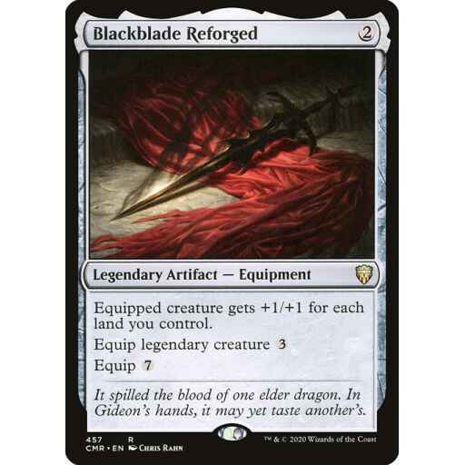 Commander Legends - 457 - Blackblade Reforged - Rare - C - Non-foil