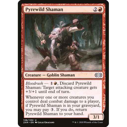 Double Masters - 138 - Pyrewild Shaman - Uncommon - R - Non-foil