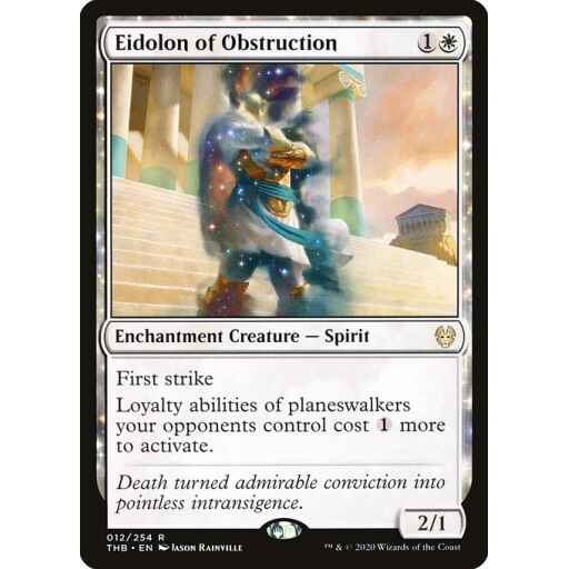 Theros Beyond Death - 12 - Eidolon of Obstruction - Rare - W - Non-foil