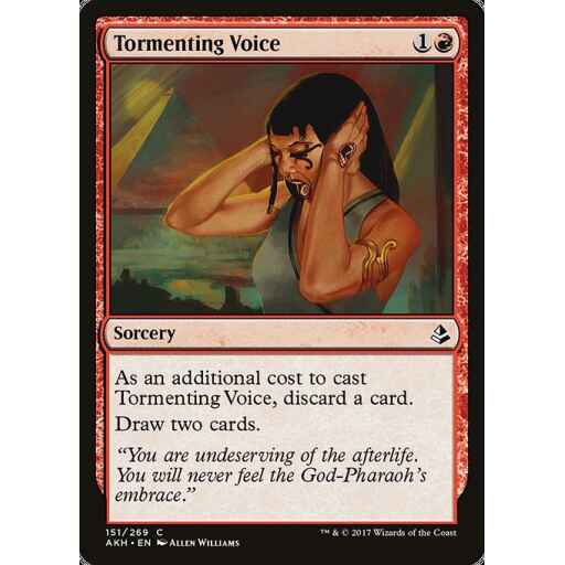 Amonkhet - 151 - Tormenting Voice - Common - R - Non-foil