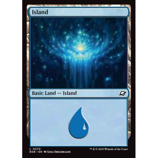 Edge of Eternities - 270 - Island - Common - C - Foil