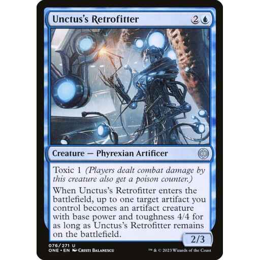 Phyrexia: All Will Be One - 76 - Unctus's Retrofitter - Uncommon - U - Foil