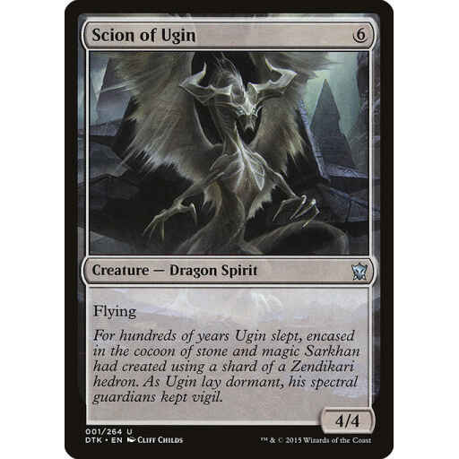 Dragons of Tarkir - 1 - Scion of Ugin - Uncommon - C - Non-foil