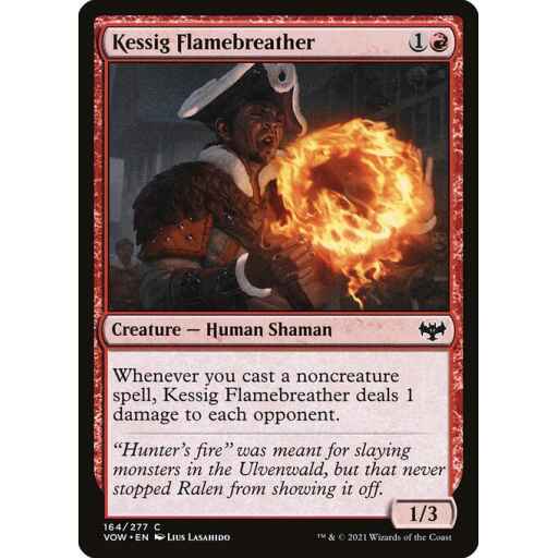 Innistrad: Crimson Vow - 164 - Kessig Flamebreather - Common - R - Non-foil