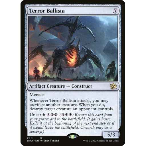 The Brothers' War - 290 - Terror Ballista - Rare - C - Non-foil