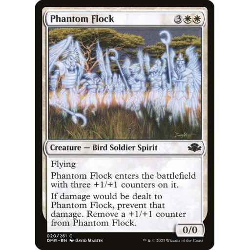 Dominaria Remastered - 20 - Phantom Flock - Common - W - Non-foil