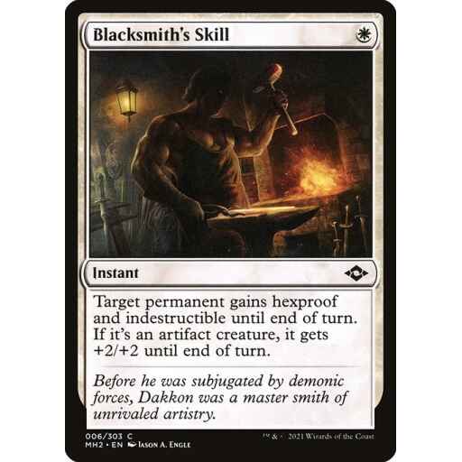 Modern Horizons 2 - 6 - Blacksmith's Skill - Common - W - Non-foil