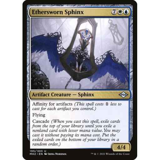 Modern Horizons 2 - 195 - Ethersworn Sphinx - Uncommon - WU - Non-foil