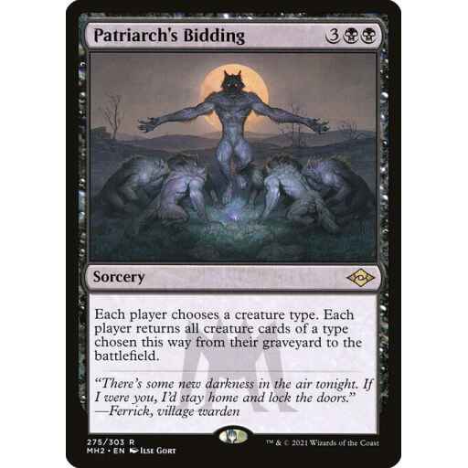 Modern Horizons 2 - 275 - Patriarch's Bidding - Rare - B - Non-foil