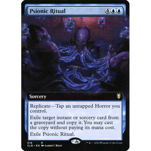 Commander Legends: Battle for Baldur's Gate - 618 - Psionic Ritual - Rare - U - Non-foil