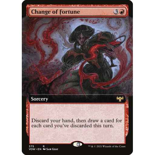 Innistrad: Crimson Vow - 375 - Change of Fortune - Rare - R - Non-foil