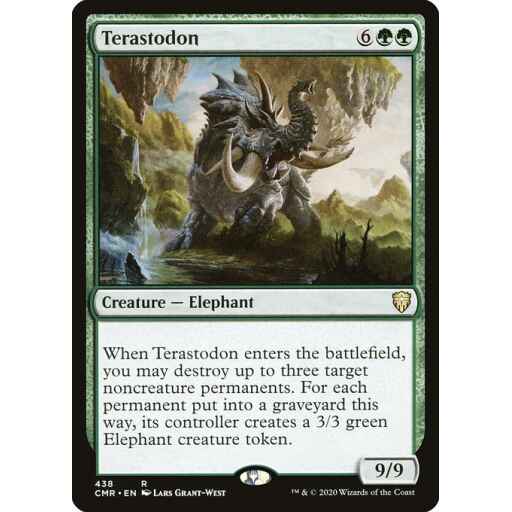 Commander Legends - 438 - Terastodon - Rare - G - Non-foil