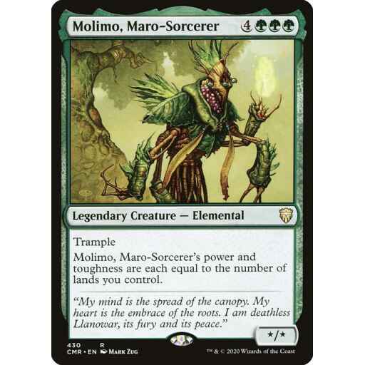 Commander Legends - 430 - Molimo, Maro-Sorcerer - Rare - G - Non-foil