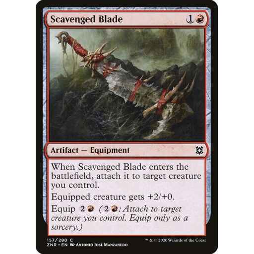 Zendikar Rising - 157 - Scavenged Blade - Common - R - Non-foil