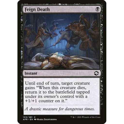 Adventures in the Forgotten Realms - 103 - Feign Death - Common - B - Non-foil