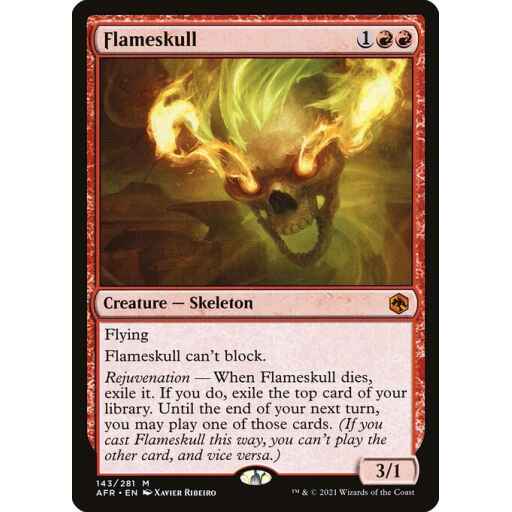 Adventures in the Forgotten Realms - 143 - Flameskull - Mythic - R - Non-foil