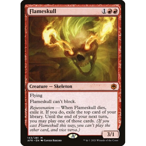 Adventures in the Forgotten Realms - 143 - Flameskull - Mythic - R - Non-foil